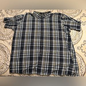 Harbor Bay casual dress shirt. Size 4XLT.
